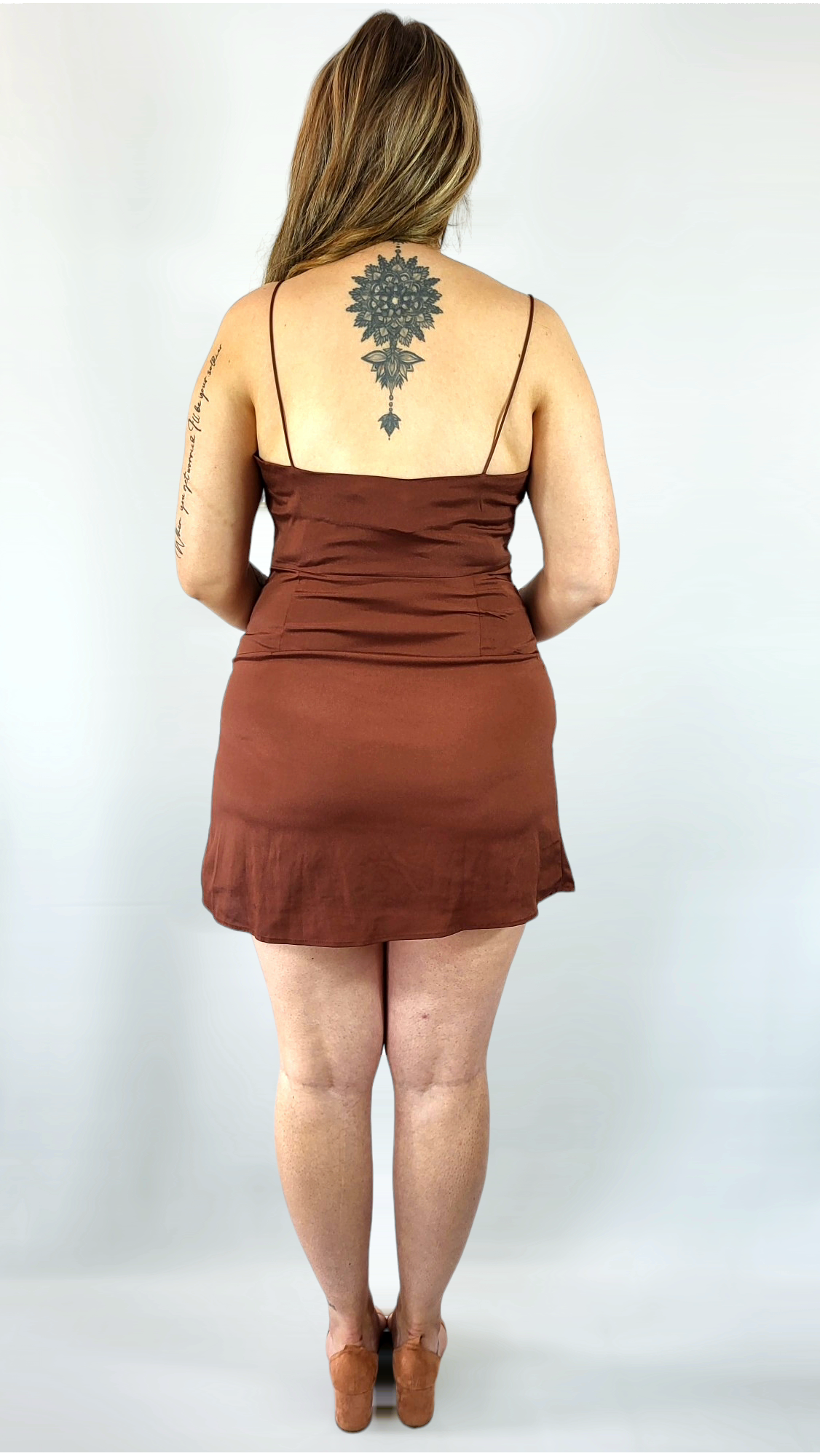 Klänning, Brons/Brun, 42