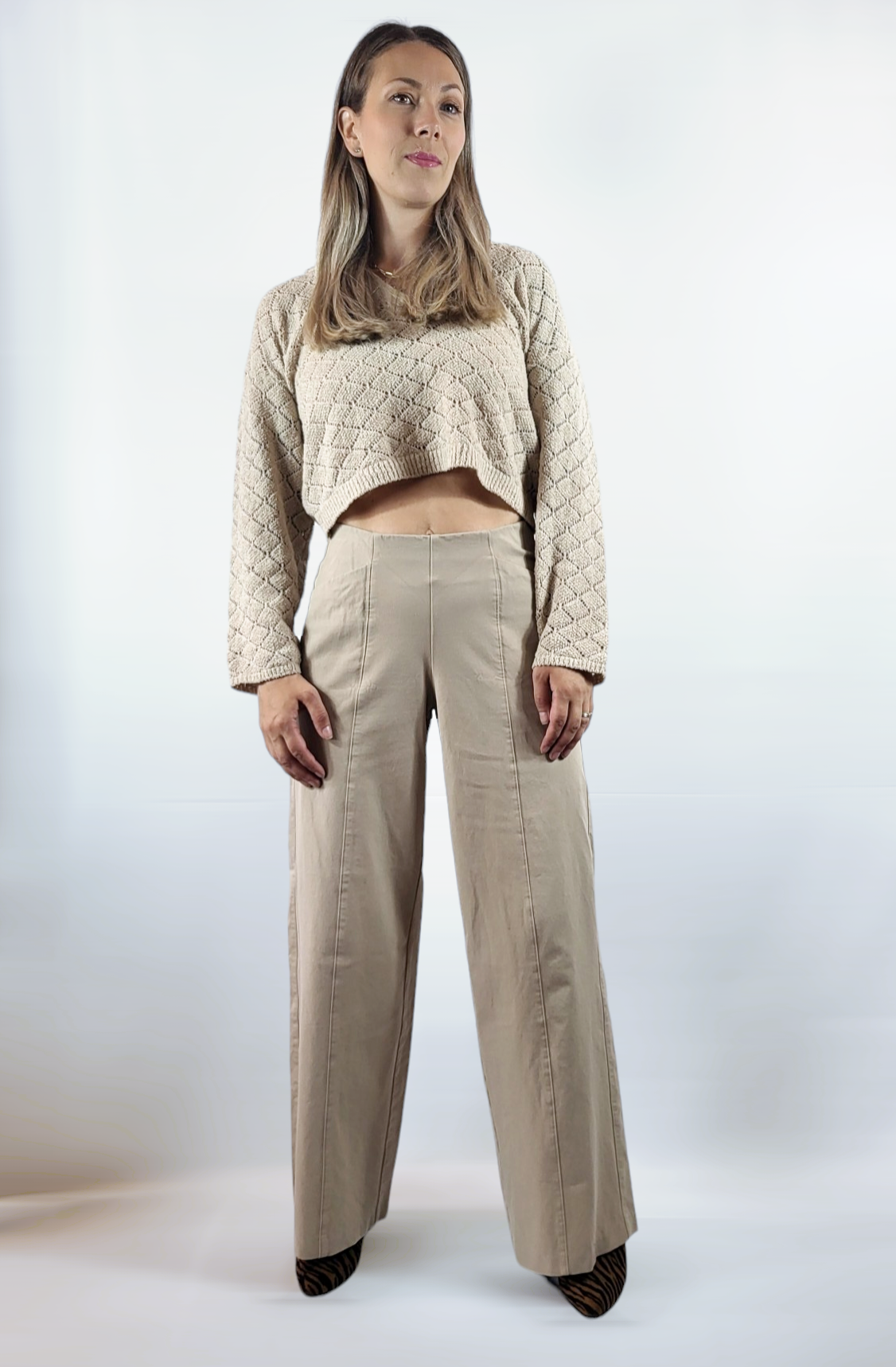 Tröja, Beige, XS