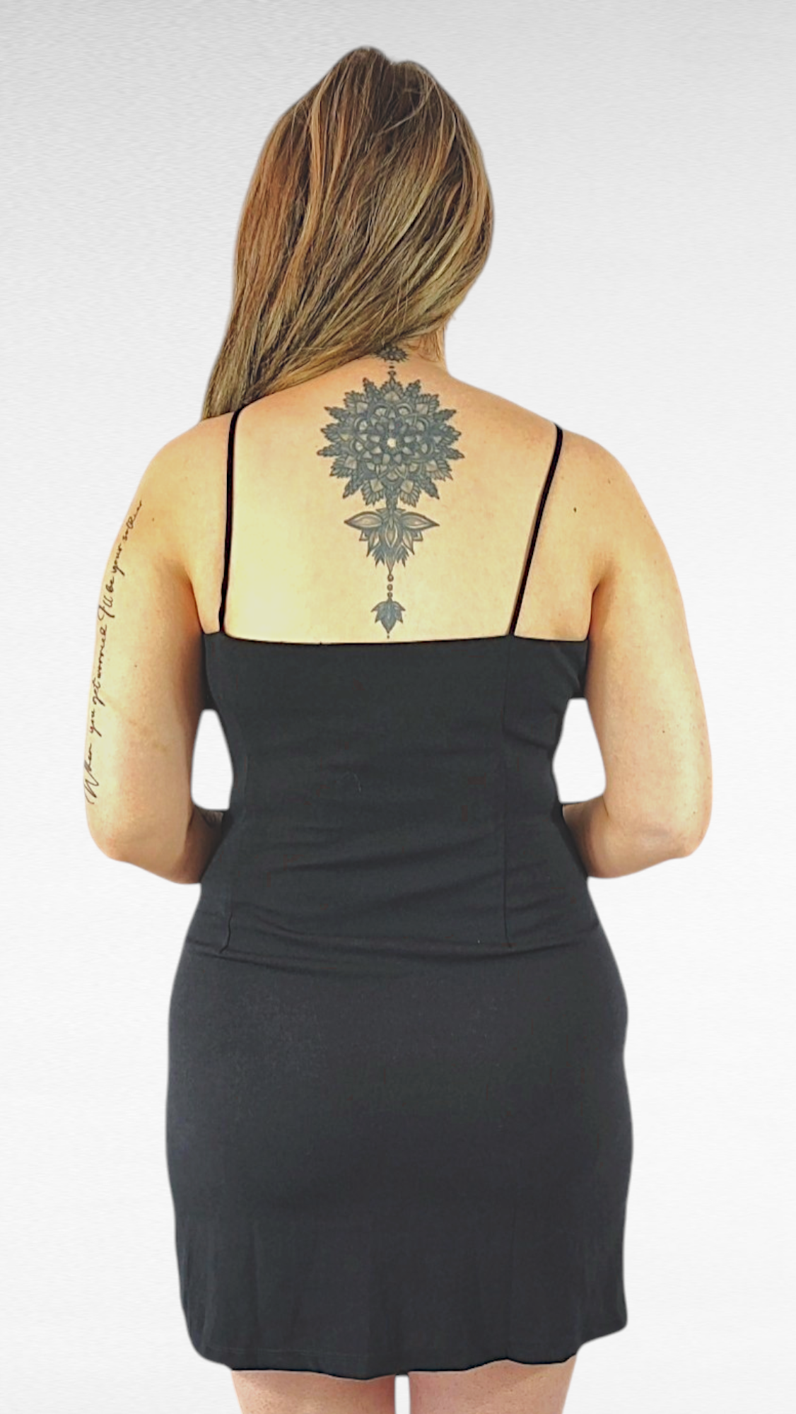 Klänning, svart, XL