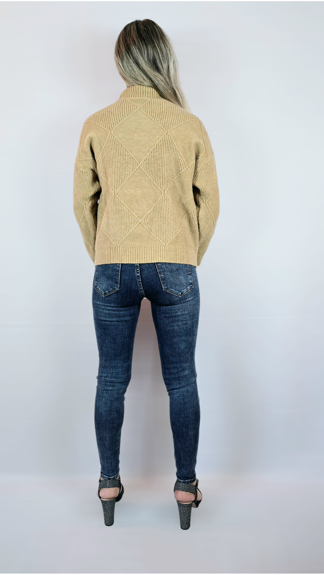 Tjocktröja, Beige, M