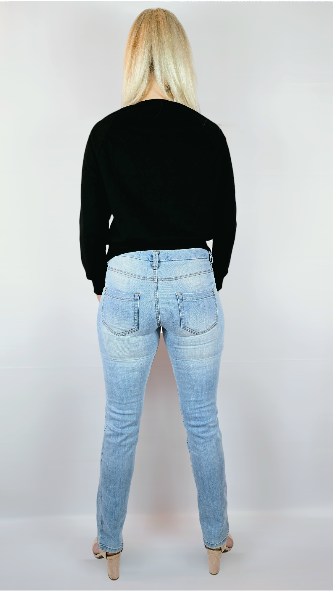 Tjocktröja, Svart, L