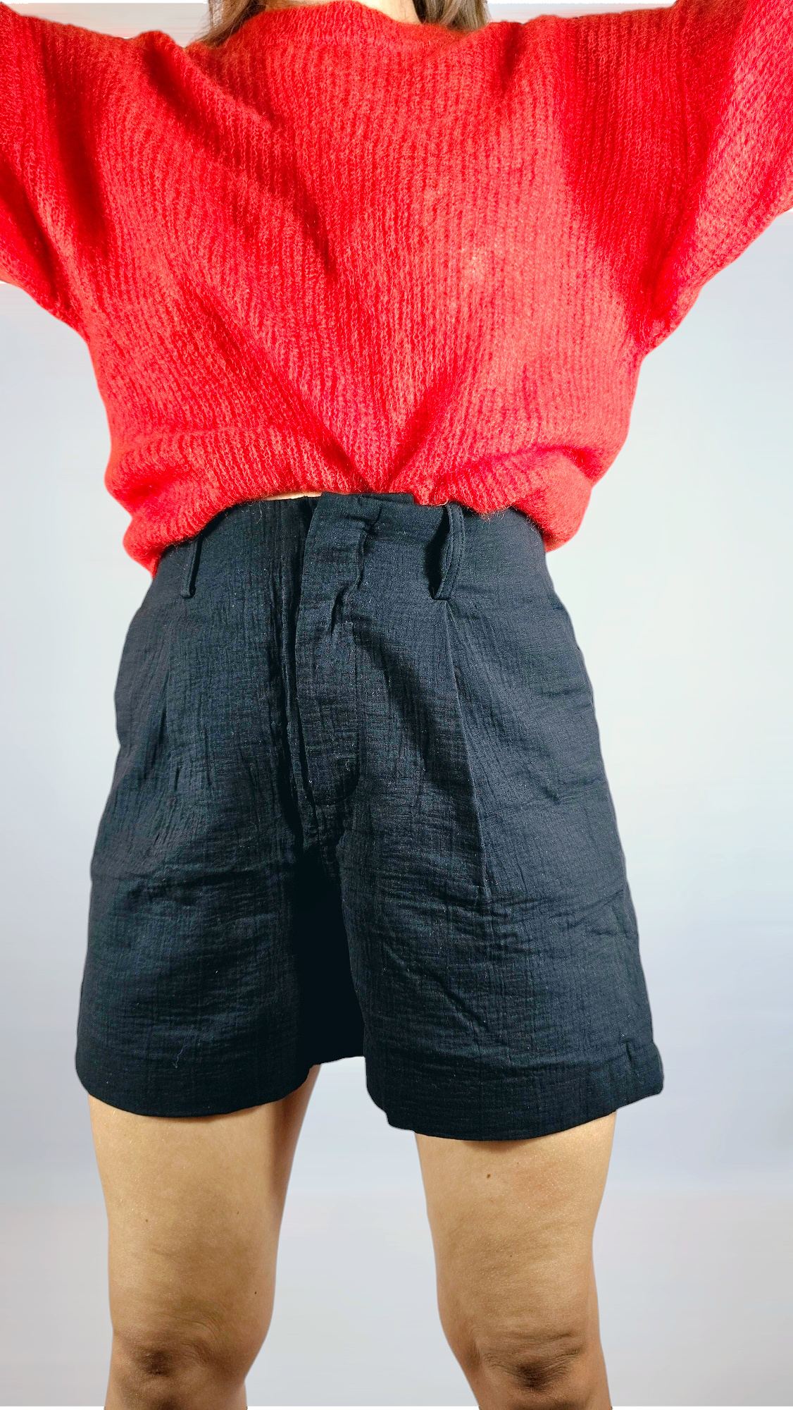 Shorts, Svart, 34