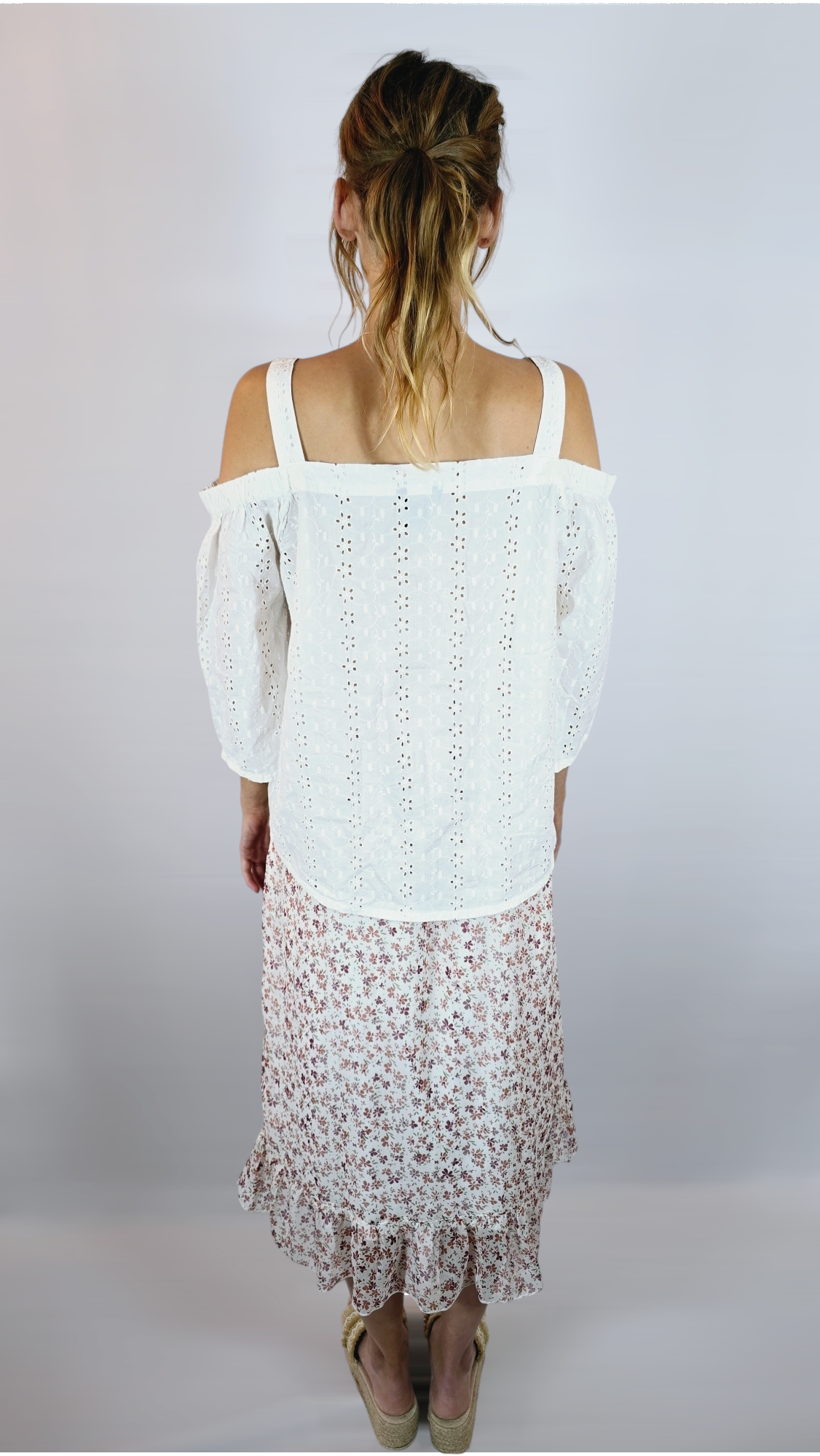 Blus, Vit, M