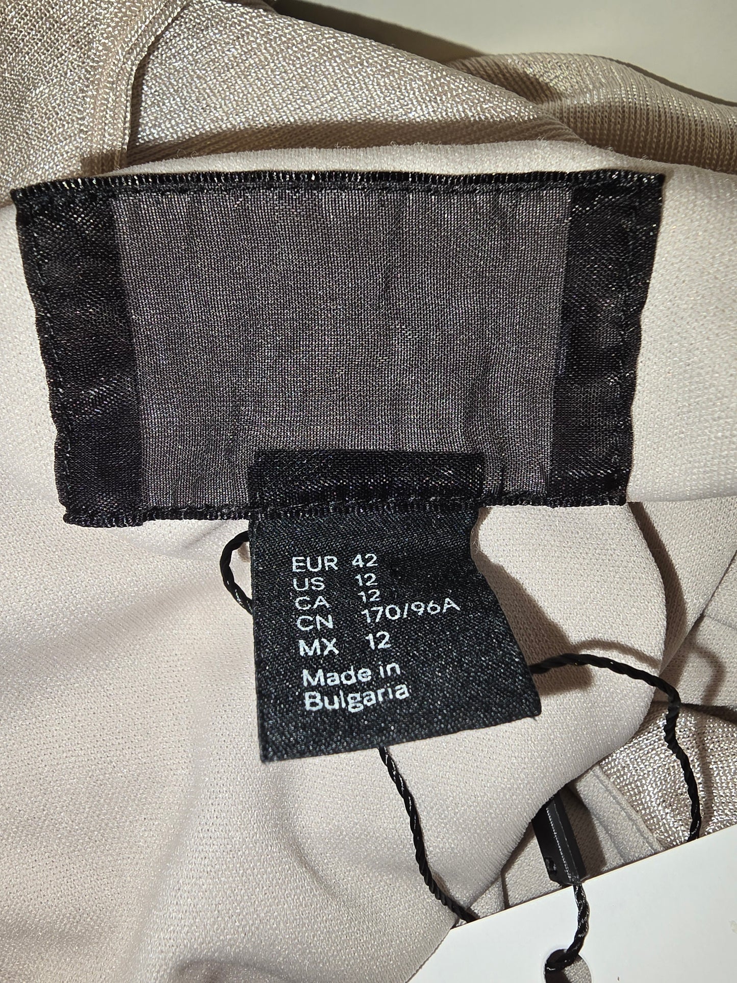 Klänning, Beige, 42