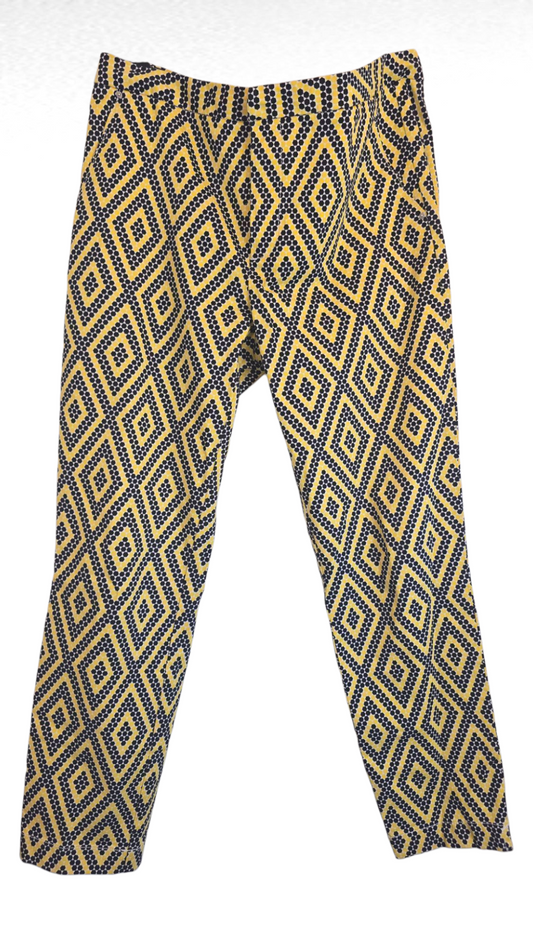 Byxor, Svart/Gul/Vit, 42