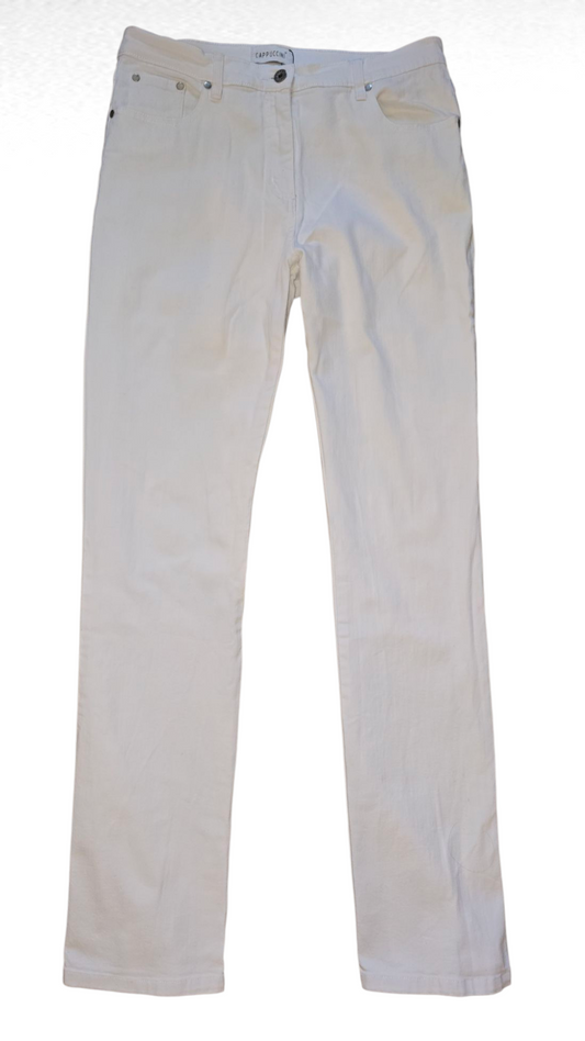 Jeans, Vit, 42