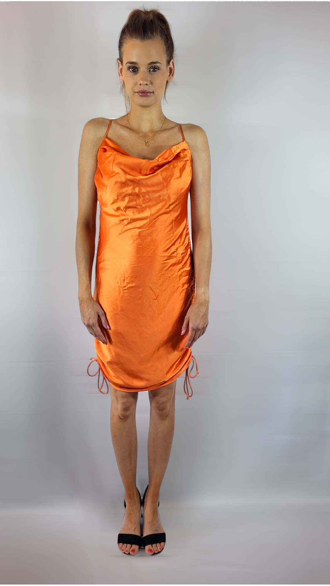 Klänning, Orange, Medium