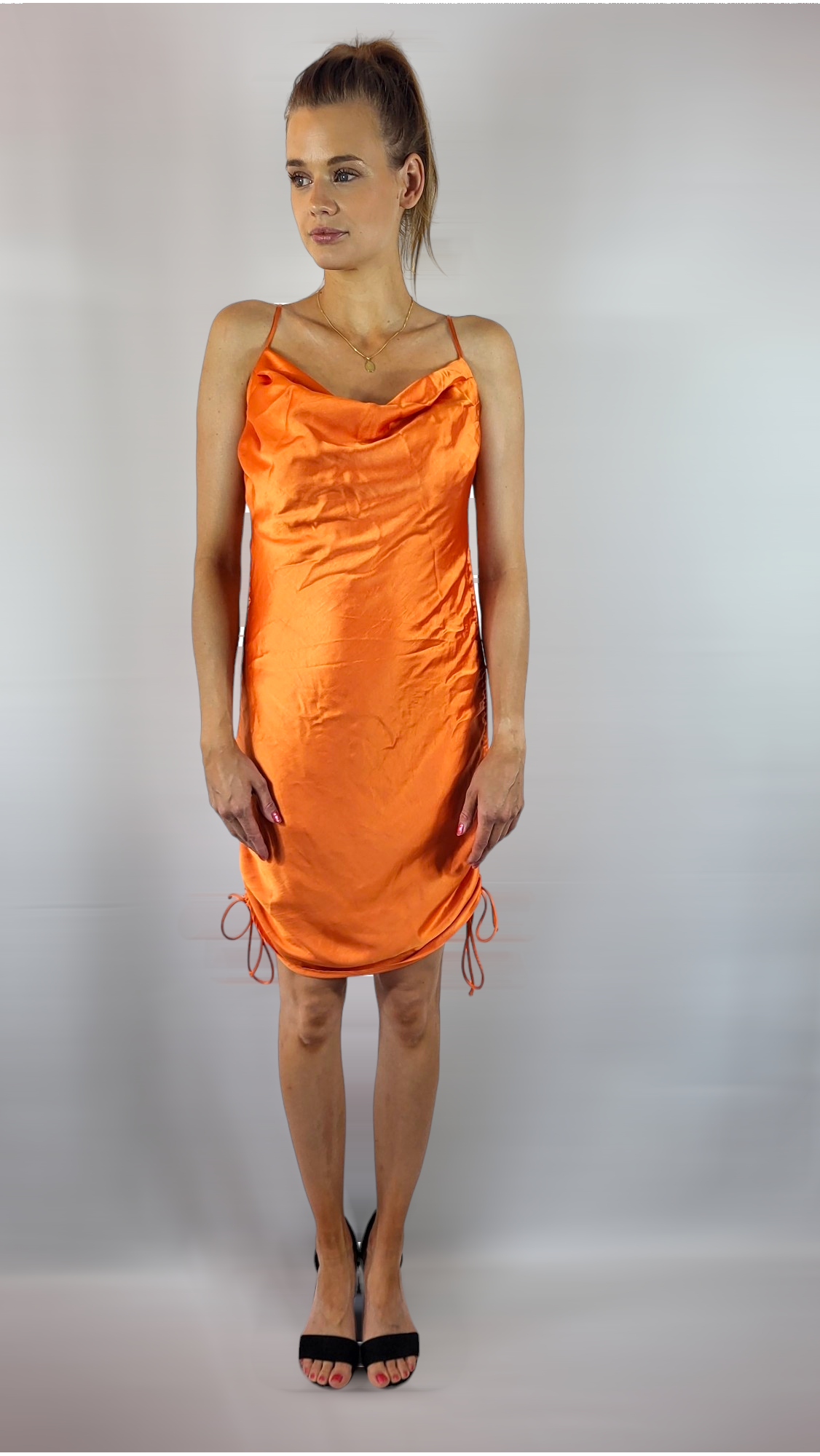 Klänning, Orange, Medium