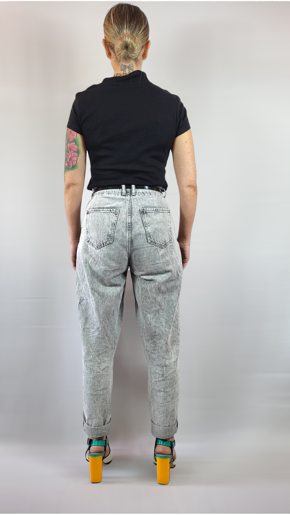 Jeans, Stentvättade, 34