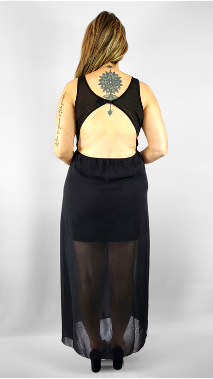 Långklänning, Svart, 42