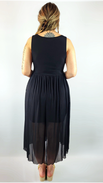 Klänning, Svart, 40/42