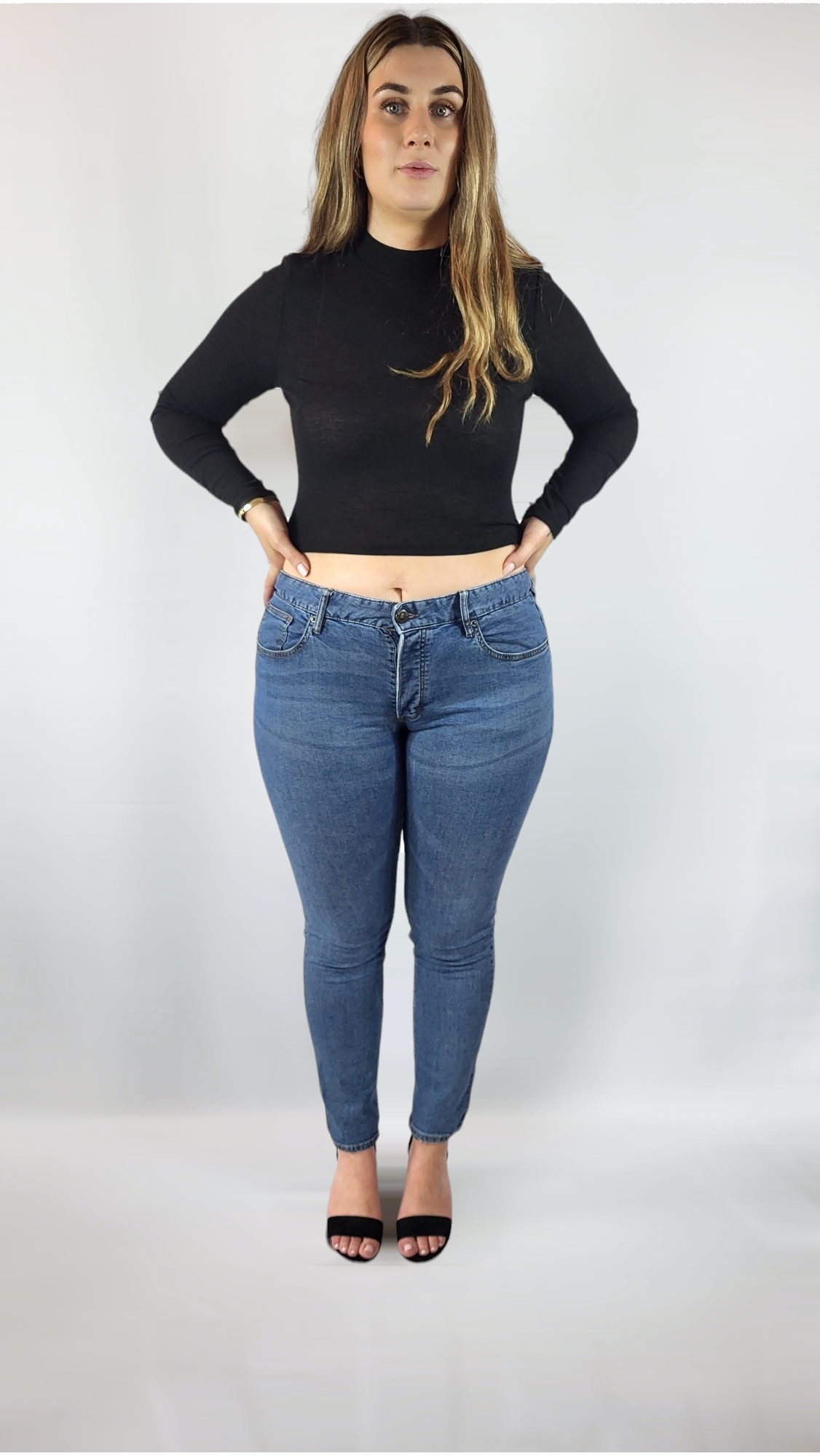 Jeans, Blå, XL