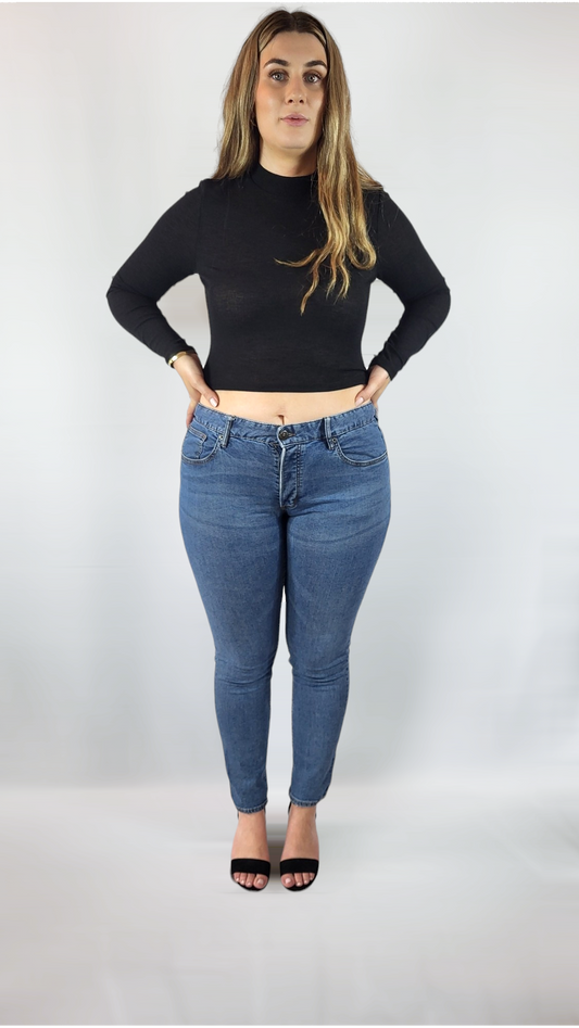 Jeans, Blå, XL