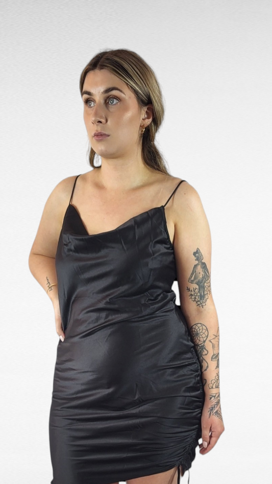 Klänning, Svart, XL