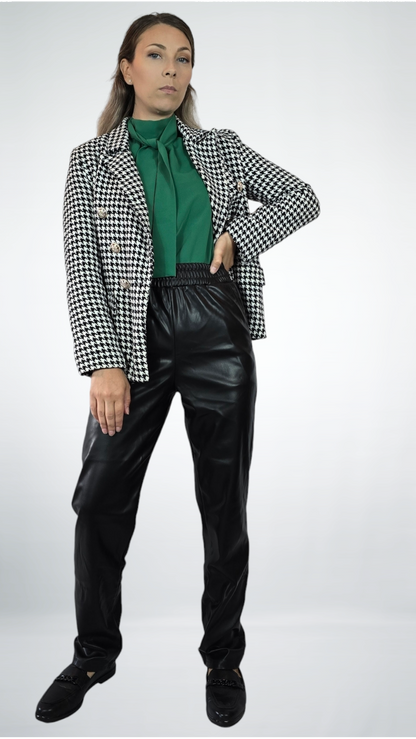 Byxor "skinn", Svart, S