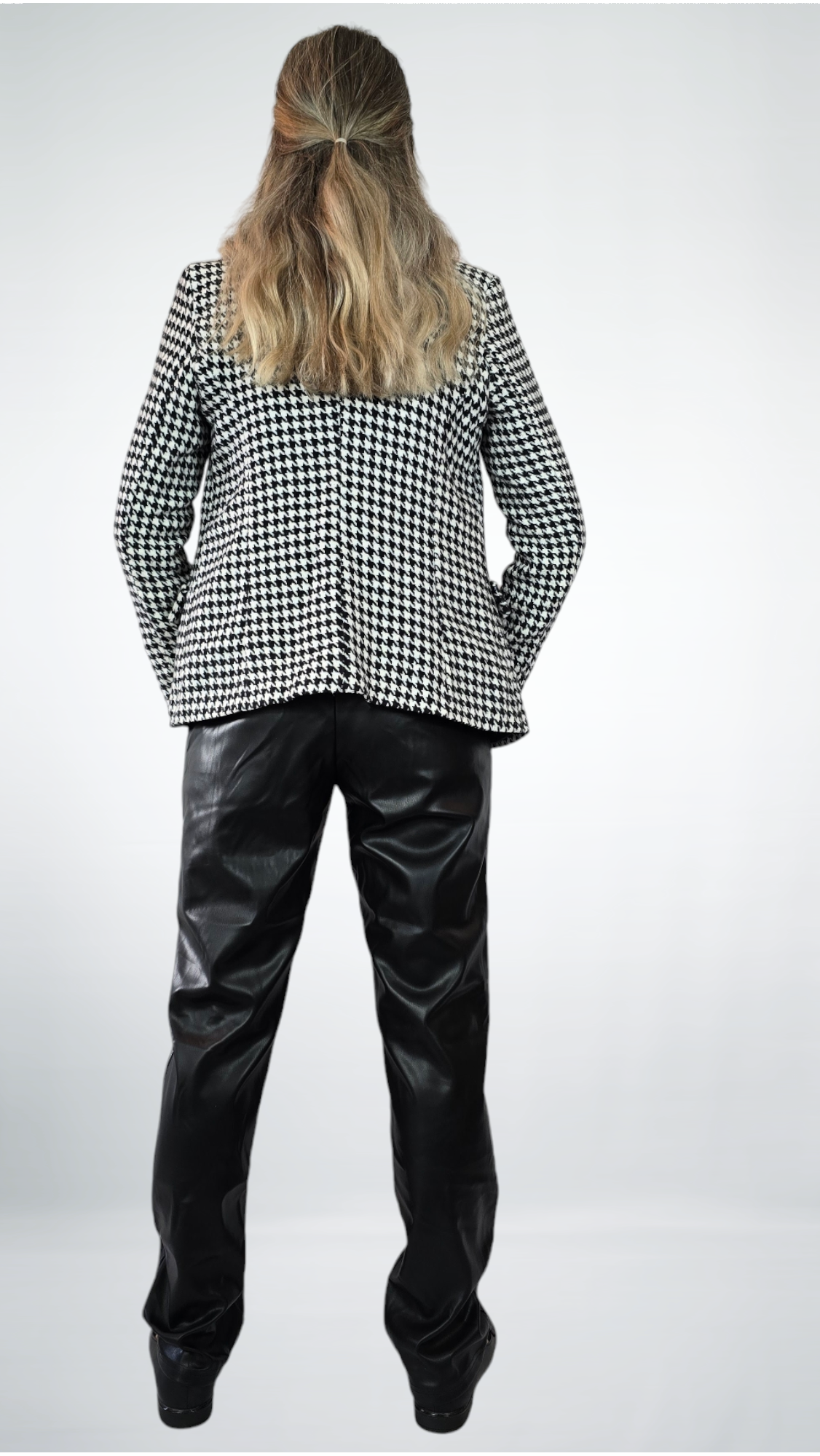 Kavaj/Jacka, Svart/Vit, XS/S