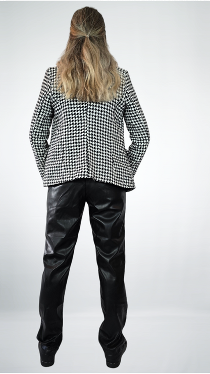 Kavaj/Jacka, Svart/Vit, XS/S