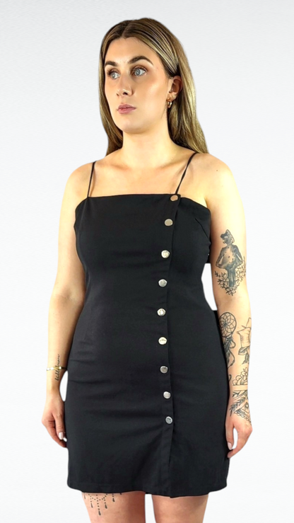 Klänning, svart, XL