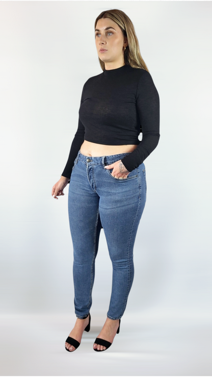Jeans, Blå, XL