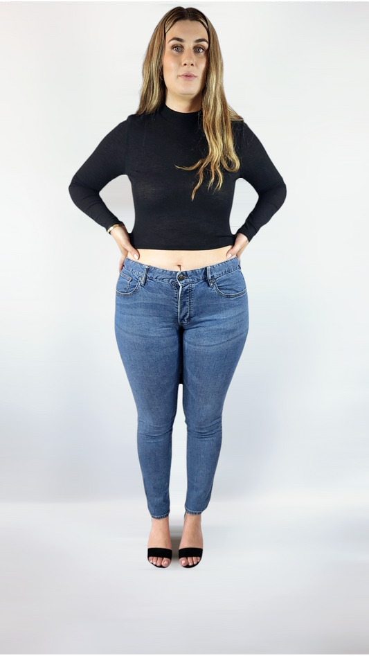 Jeans, Blå, XL