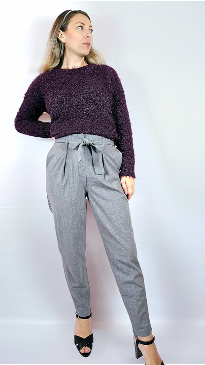 Tjocktröja, Mörklila, 38