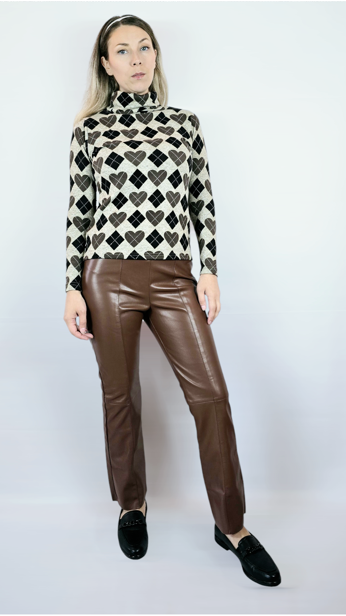 Byxor "skinn", Brun, ?