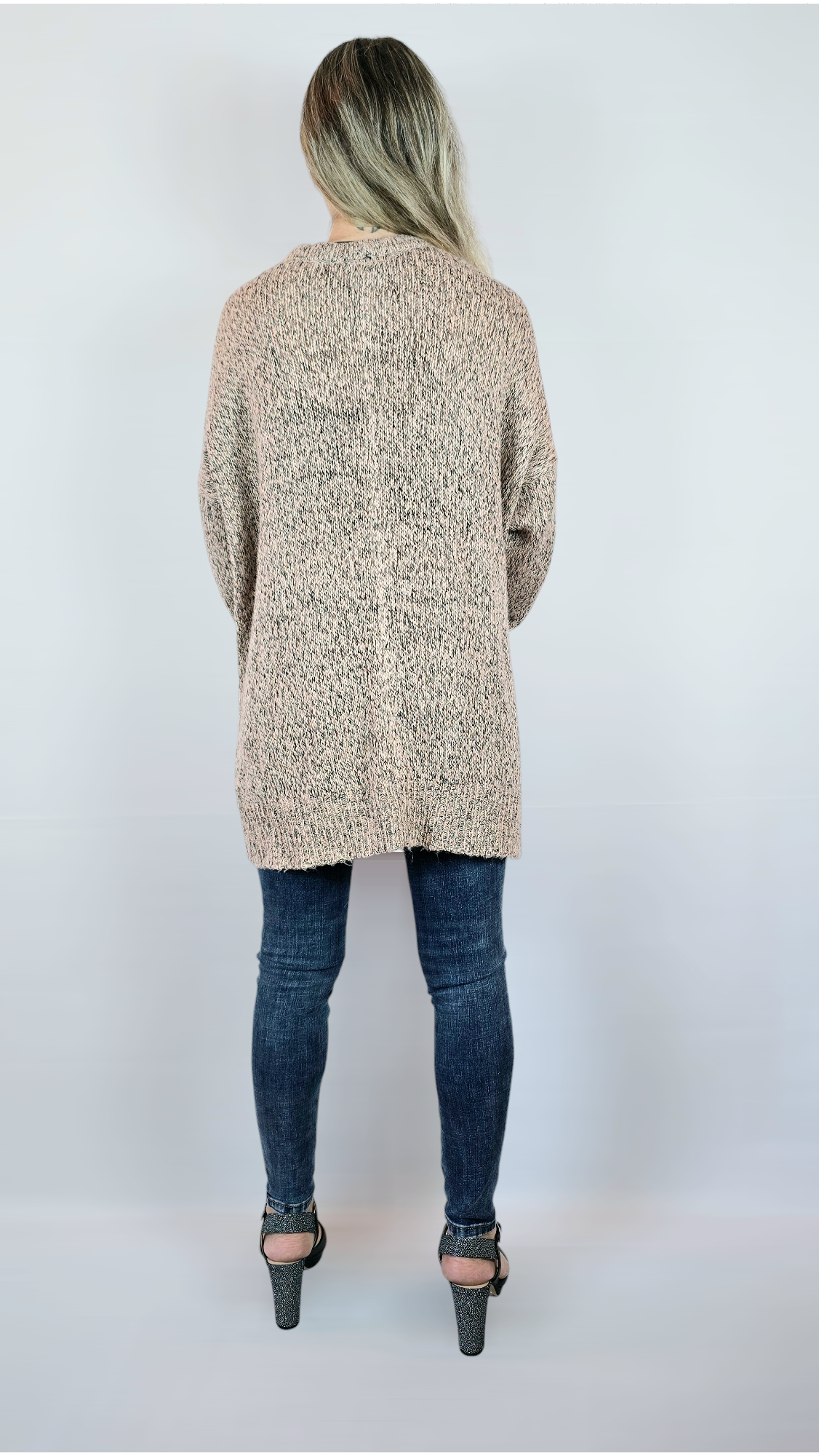 Kofta, Rosa/Svart/Vit, M