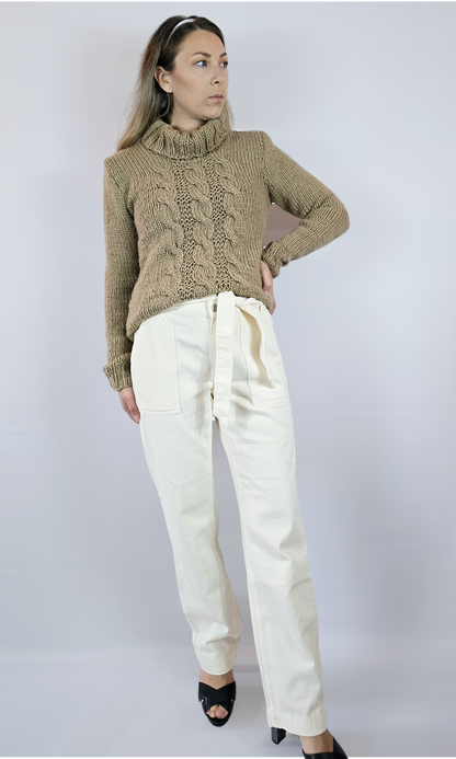 Tjocktröja, Beige, M