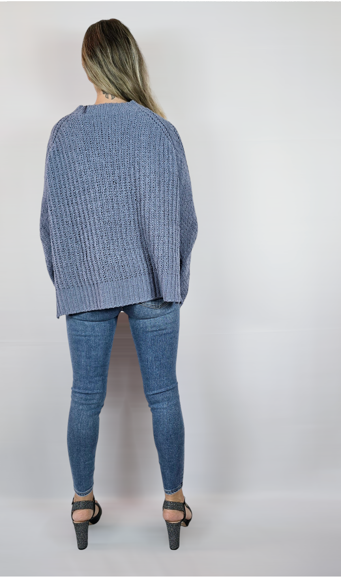 Tjocktröja, Blå, M