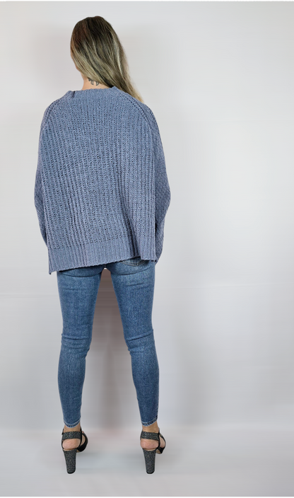 Tjocktröja, Blå, M