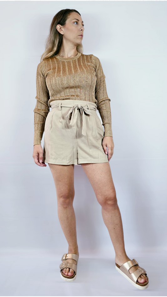 Shorts, Beige, 36