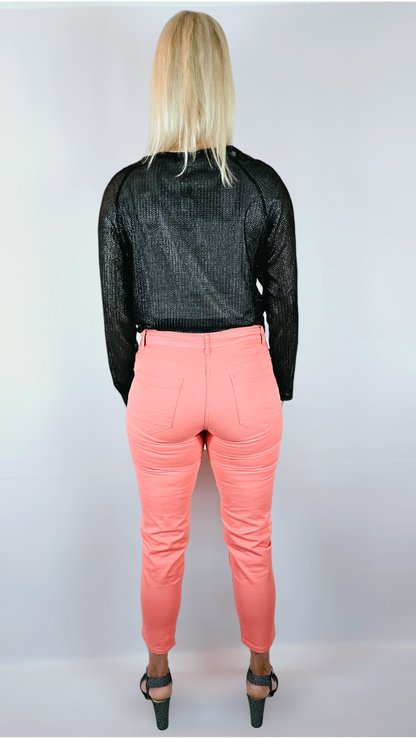 Tröja, Svart/Silver, L