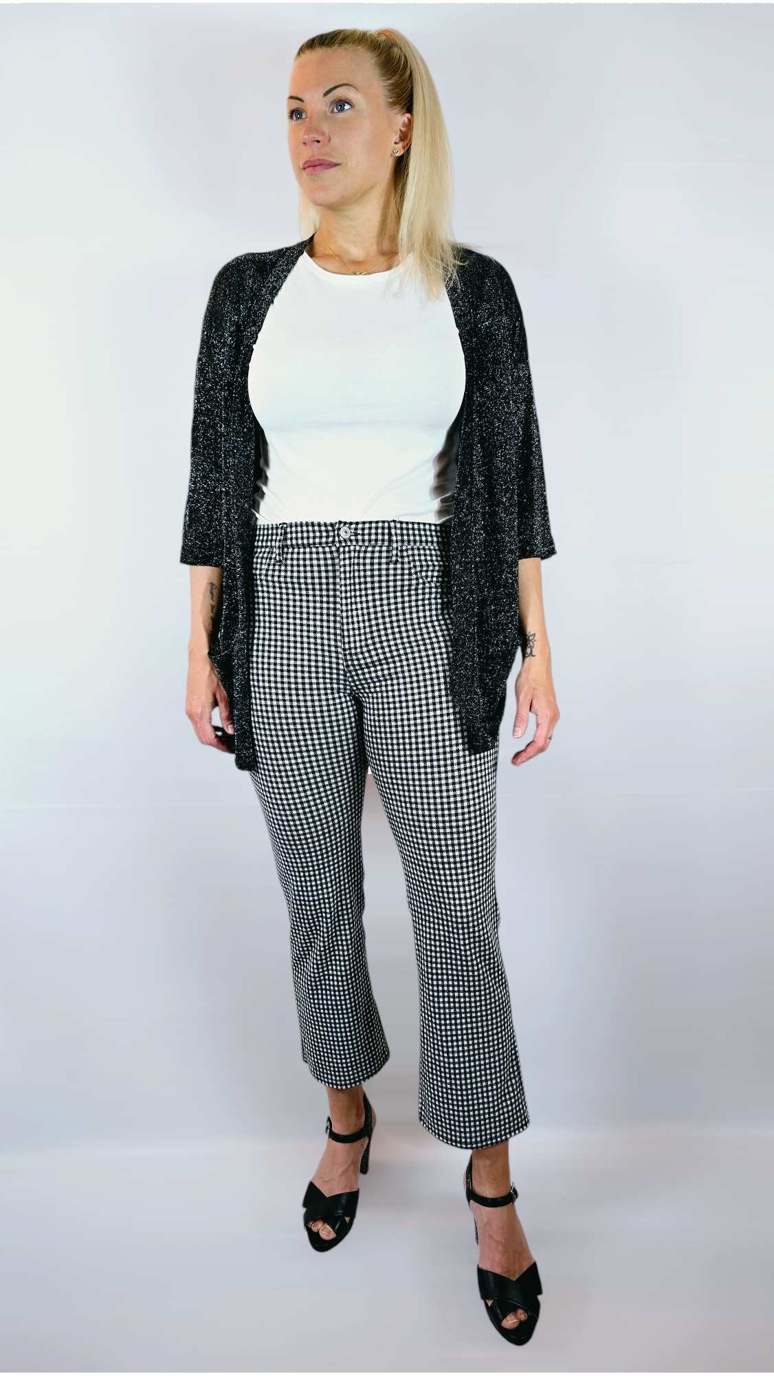 Kofta, Svart/Silver, M/L