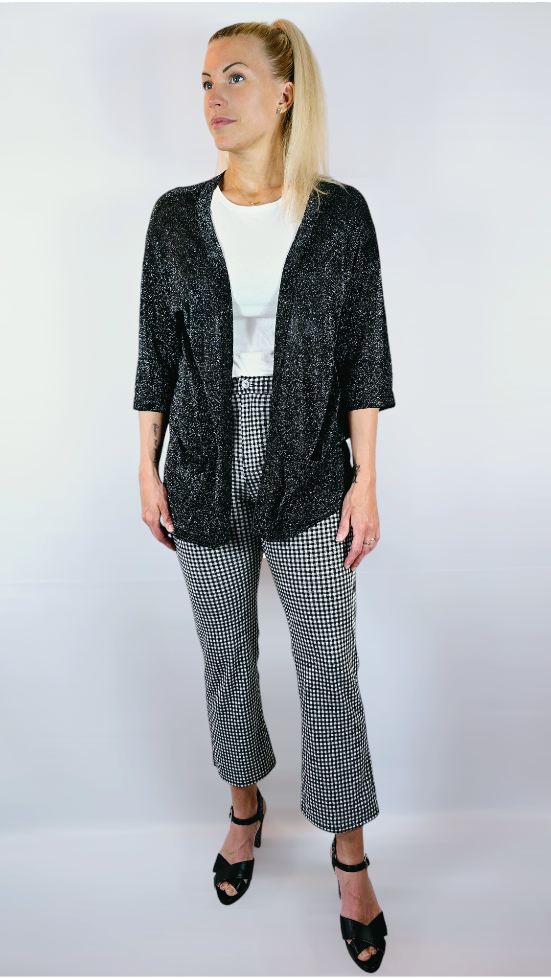 Kofta, Svart/Silver, M/L