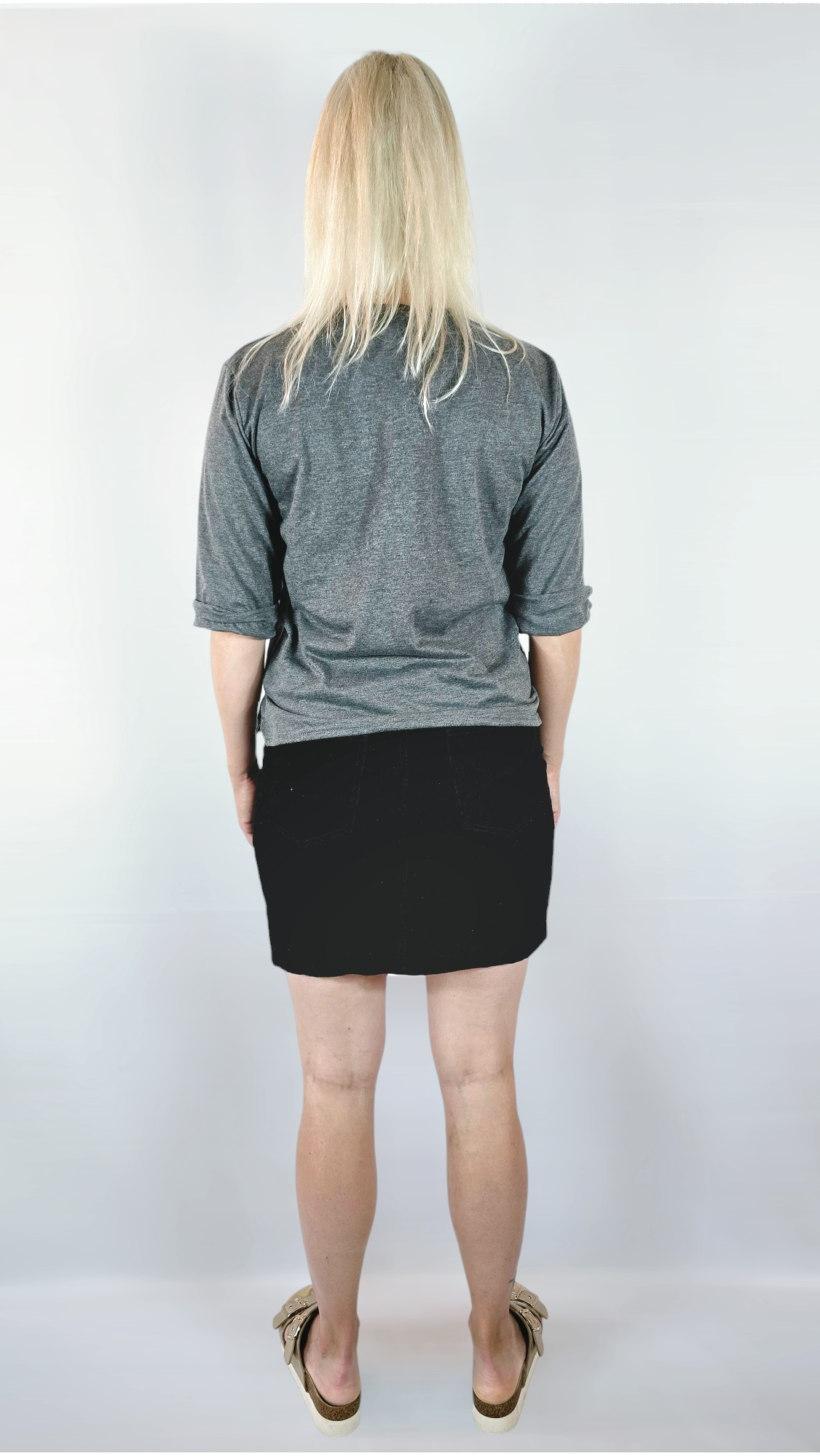 T-shirt, Grå, L
