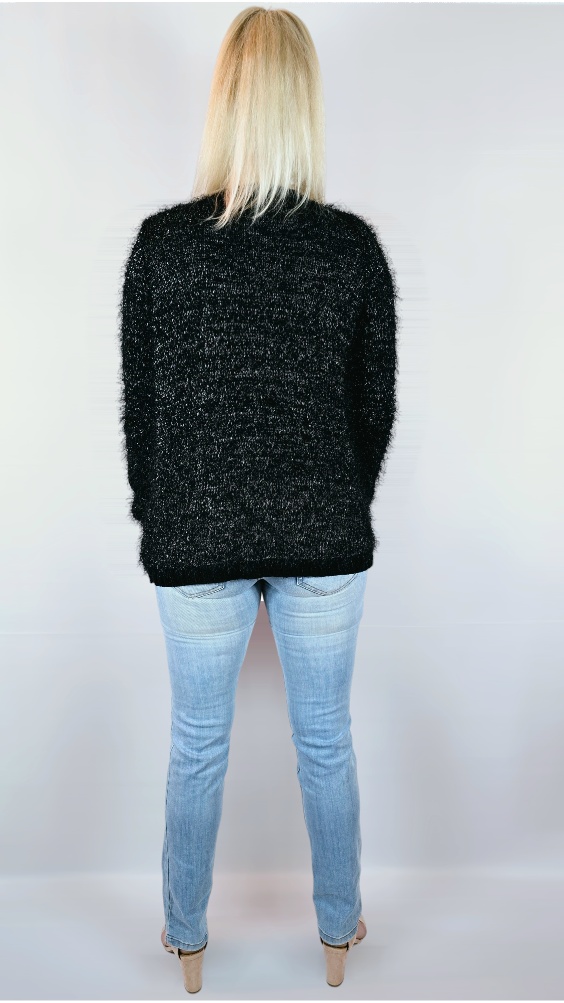 Kofta, Svart/Silver, L