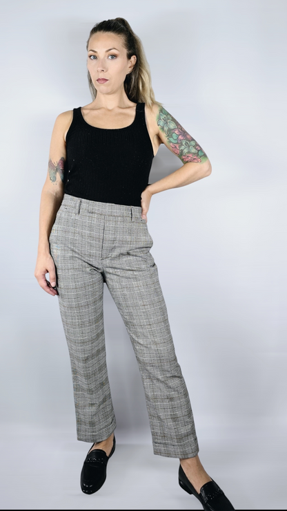 Byxor, Grårutig, 36