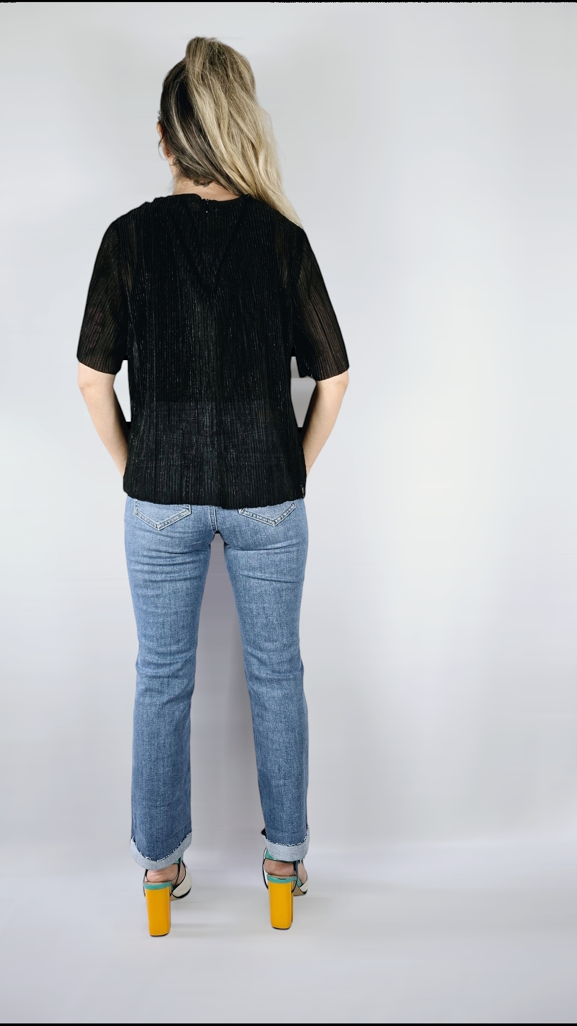 T-shirt, Svart, 36