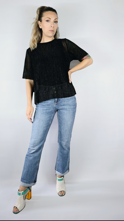 T-shirt, Svart, 36