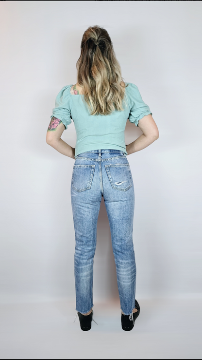 Jeans, Blå, 34