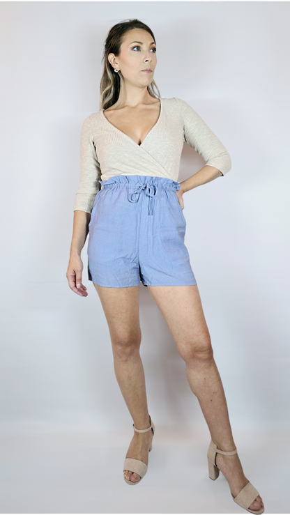 Shorts, Blå, 34
