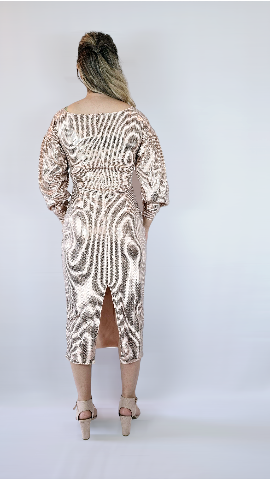 Klänning, Rosa/Beige, 34