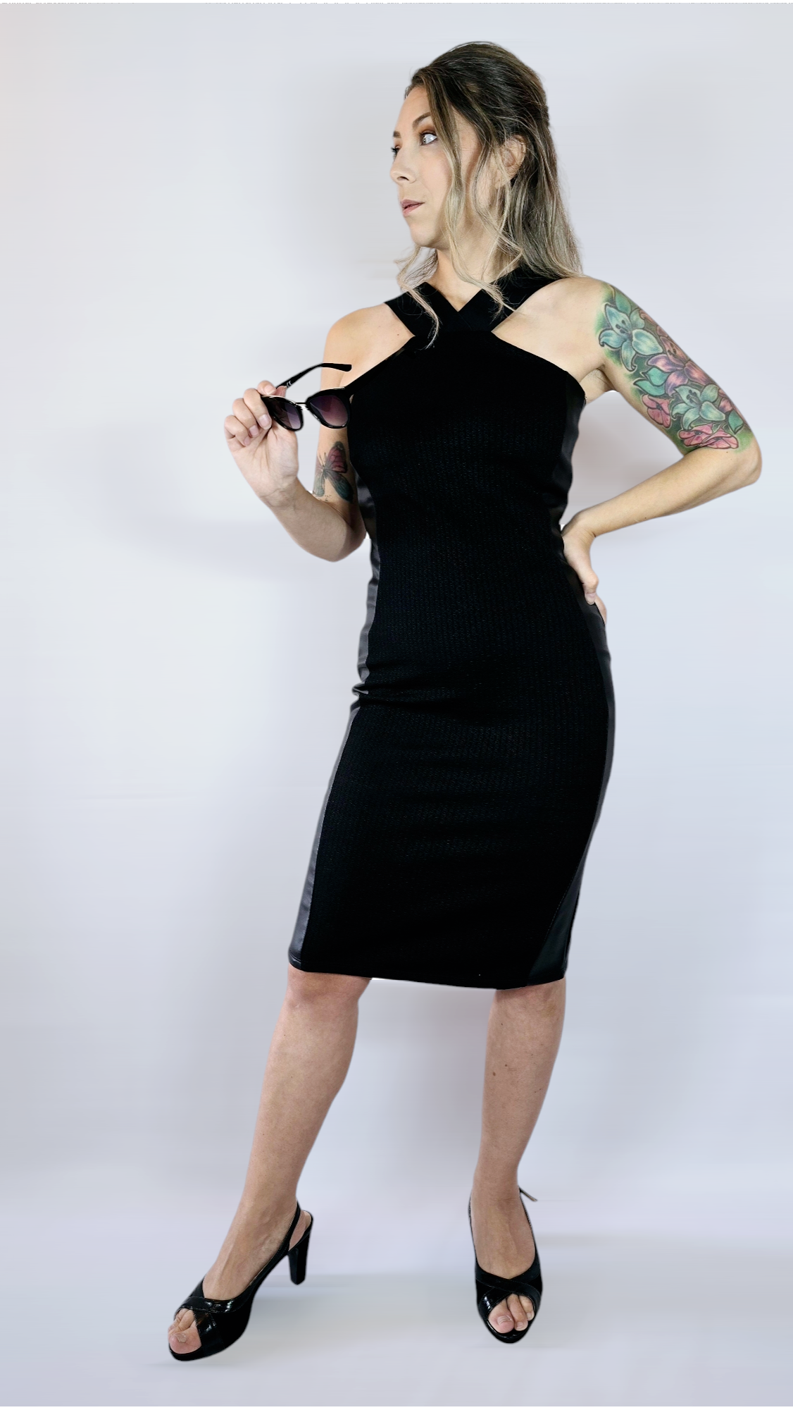 Klänning, Svart, XS