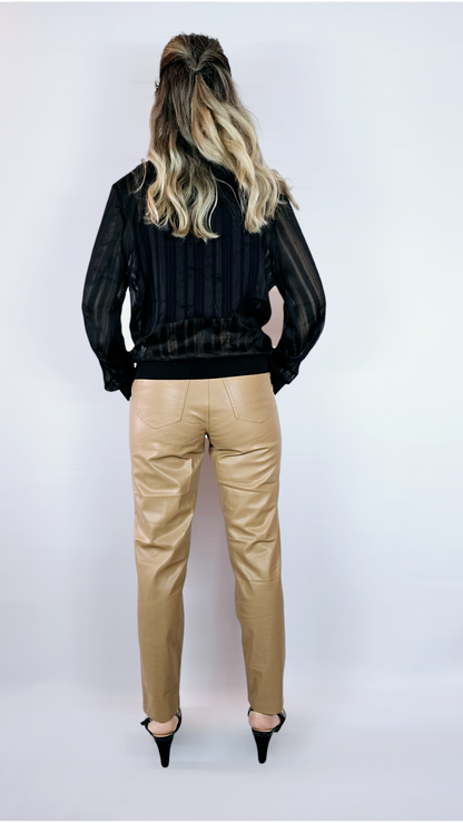 Byxor "skinn", Brun, 34