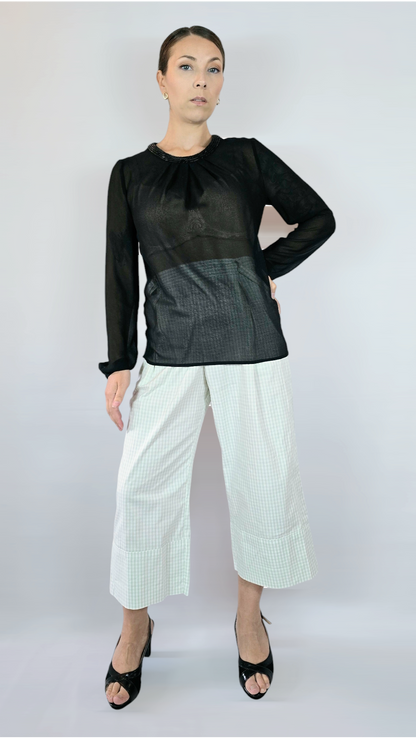 Blus, Mörkgrön med stjärnor, 34