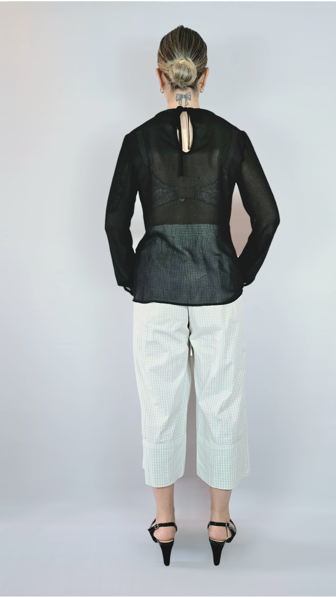 Blus, Mörkgrön med stjärnor, 34