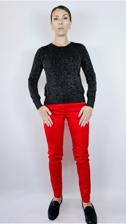 Tröja, Svart/Glittrig, XS