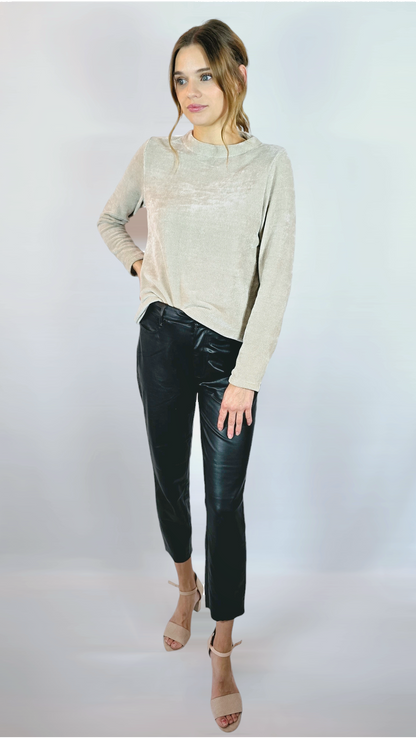 Byxor "Skinn", Svart, M