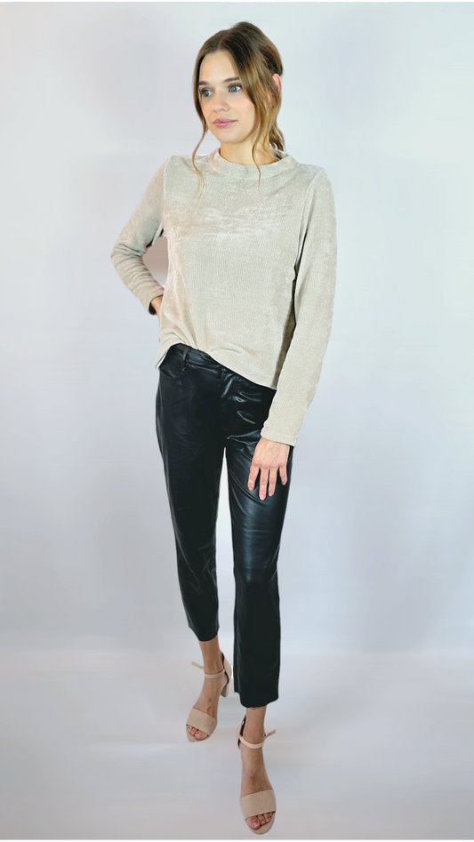 Byxor "Skinn", Svart, M