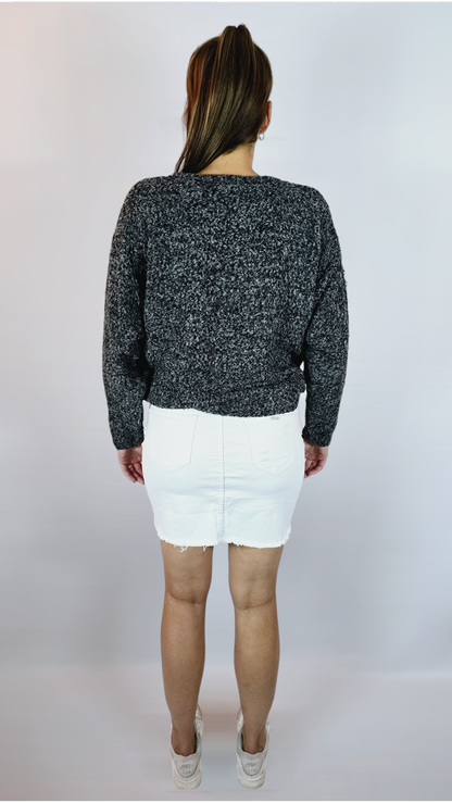 Jeanskjol, Vit, 40/42